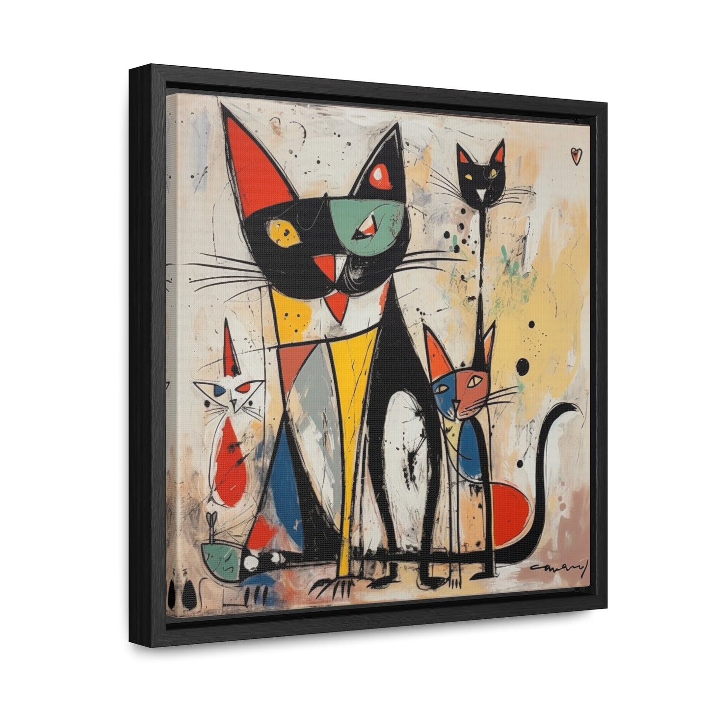 Cat 63, Gallery Canvas Wraps, Square Frame