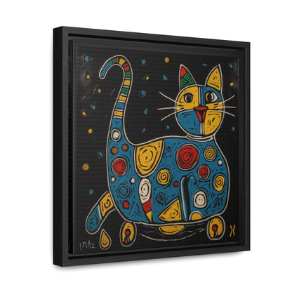 Cat 106, Gallery Canvas Wraps, Square Frame