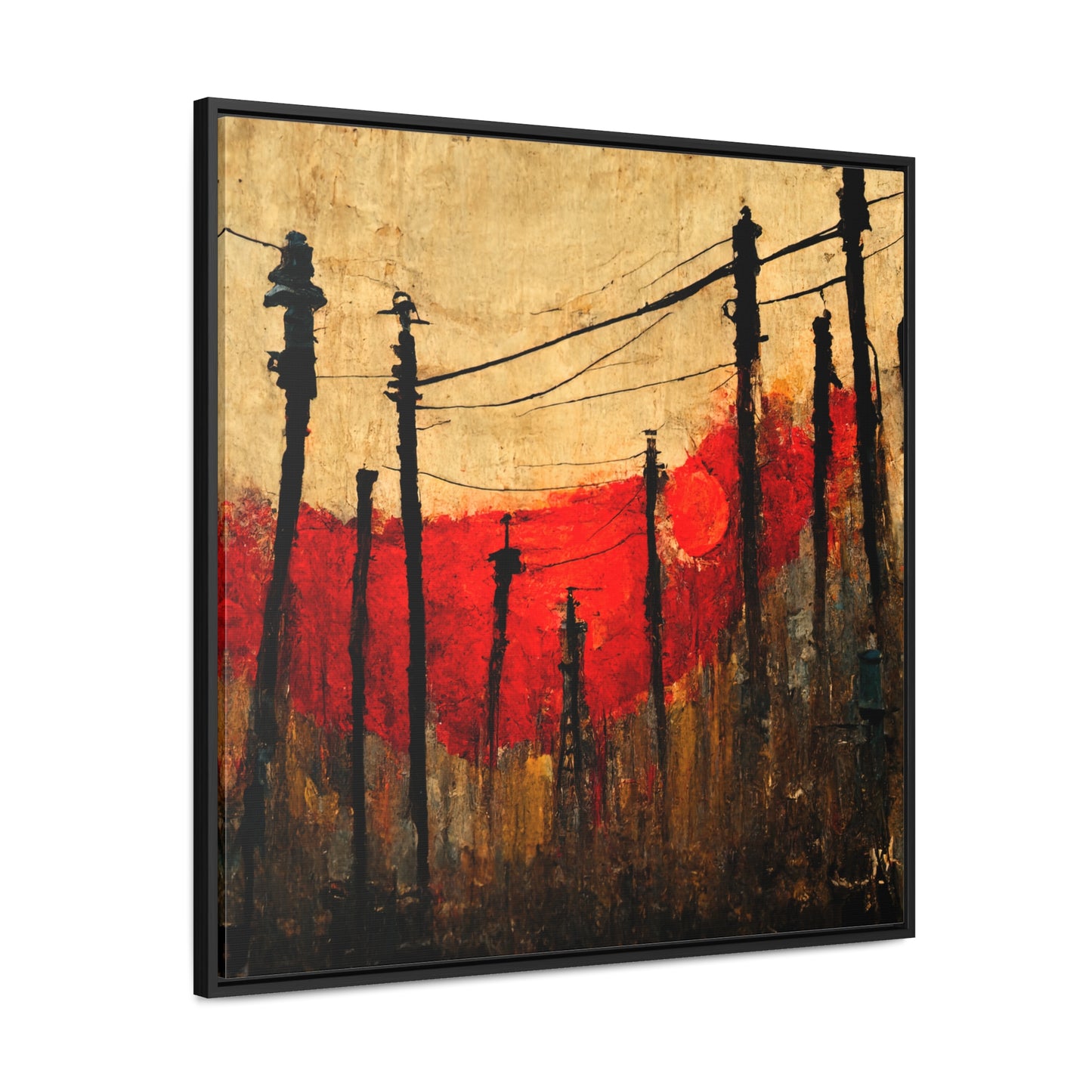 Land of the Sun 30, Valentinii, Gallery Canvas Wraps, Square Frame