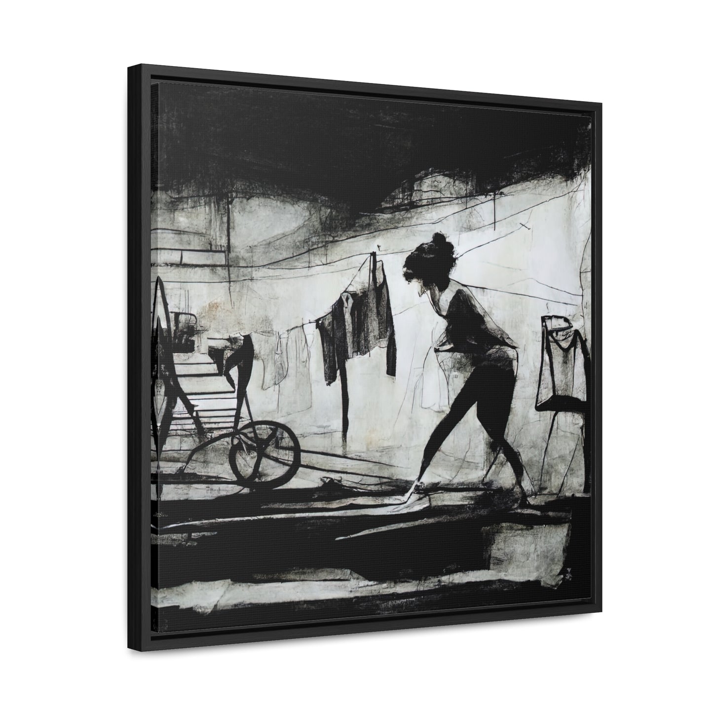 Domestic Memories 23, Valentinii, Gallery Canvas Wraps, Square Frame