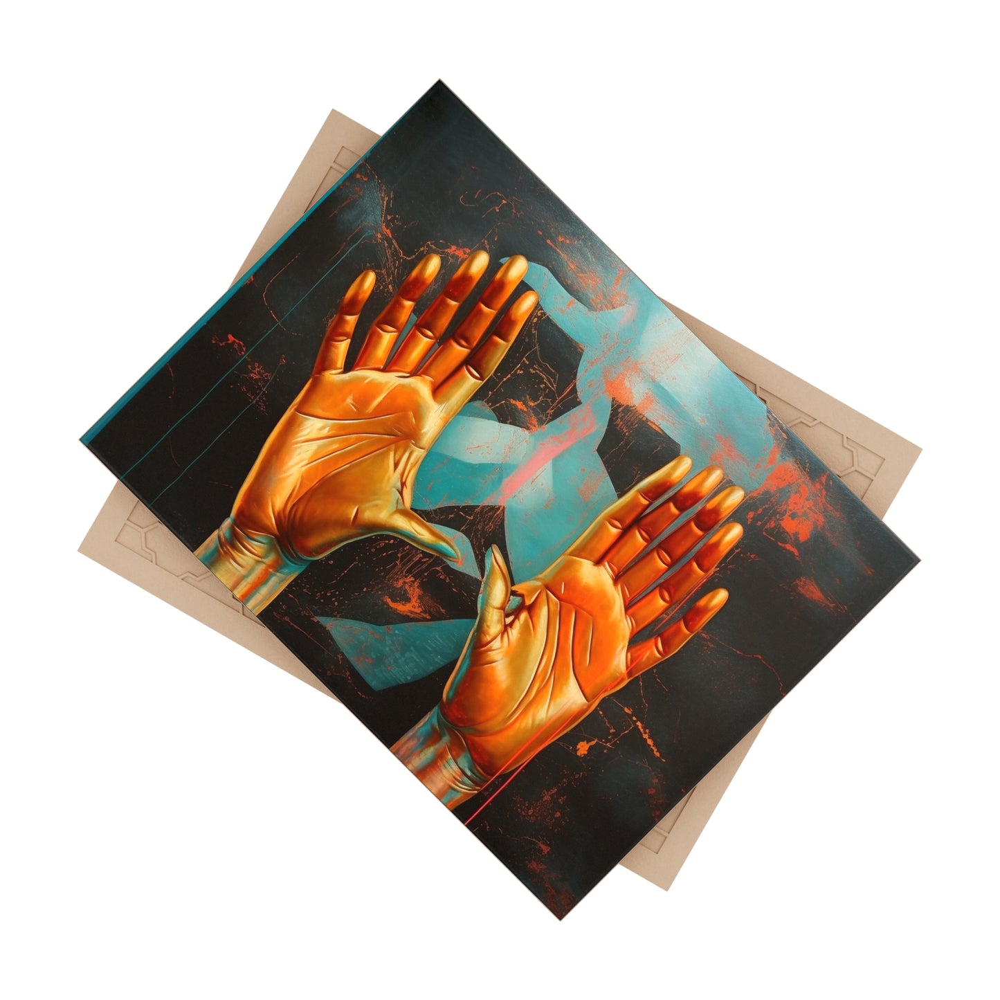 Hands 8, Ceramic Photo Tile