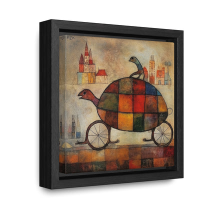 Turtle 2, Gallery Canvas Wraps, Square Frame