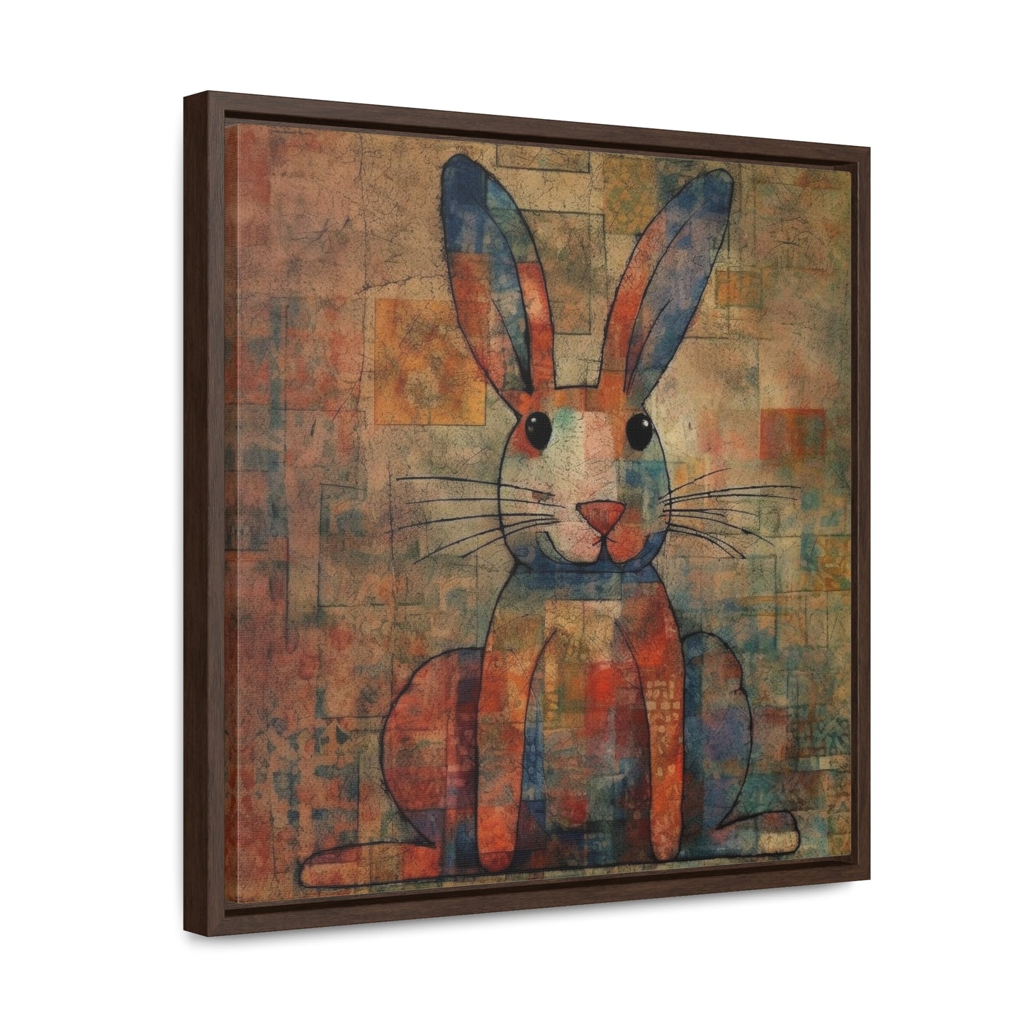 Rabbit 33, Gallery Canvas Wraps, Square Frame