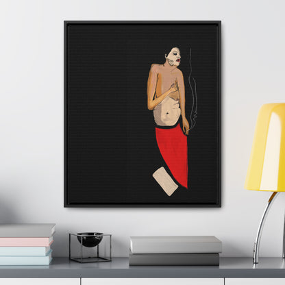 A Depressive Aladdin, Original Eduard Pavel, Gallery Canvas Wraps, Vertical Frame