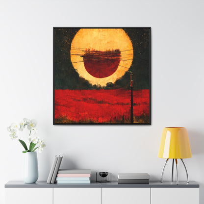 Land of the Sun 17, Valentinii, Gallery Canvas Wraps, Square Frame