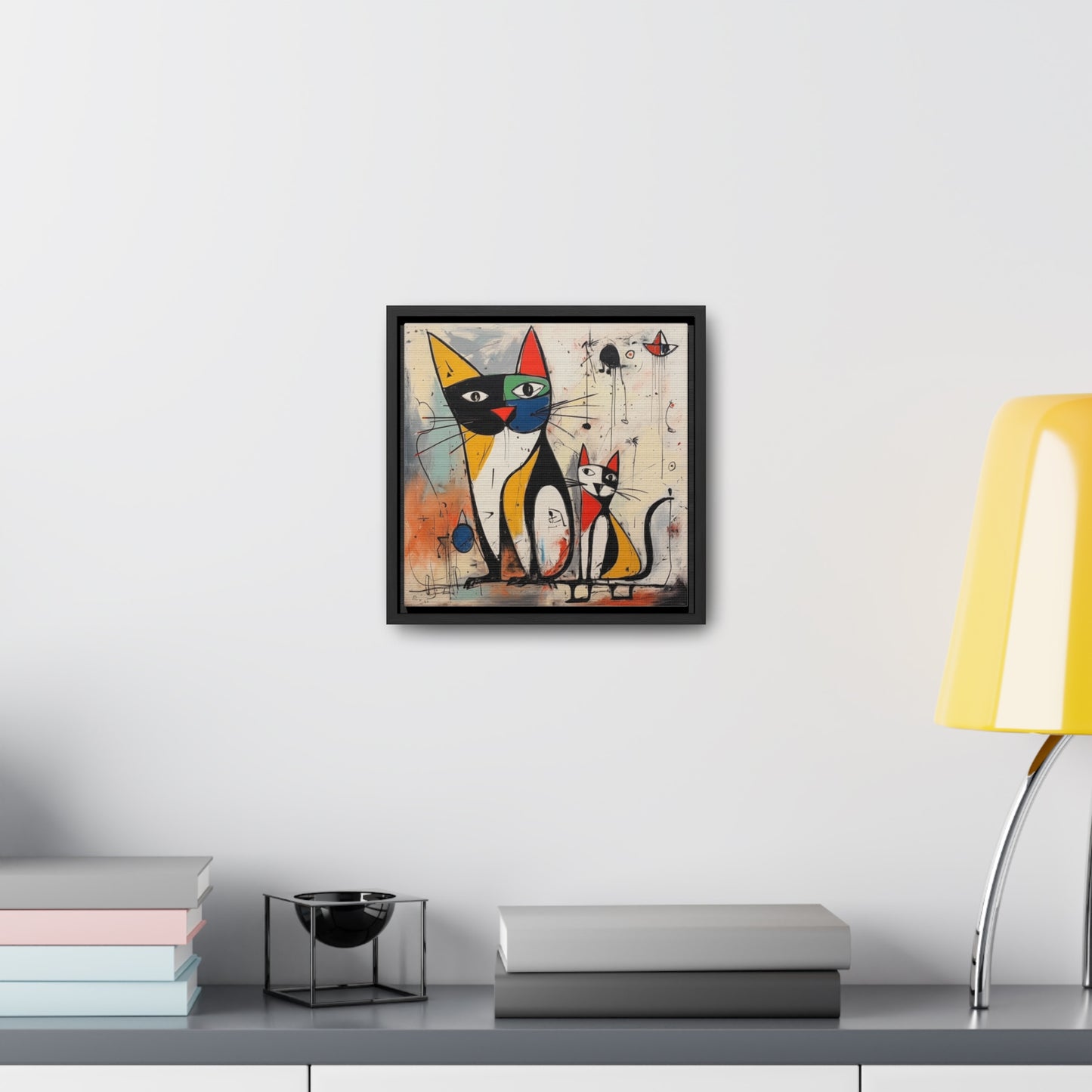 Cat 40, Gallery Canvas Wraps, Square Frame