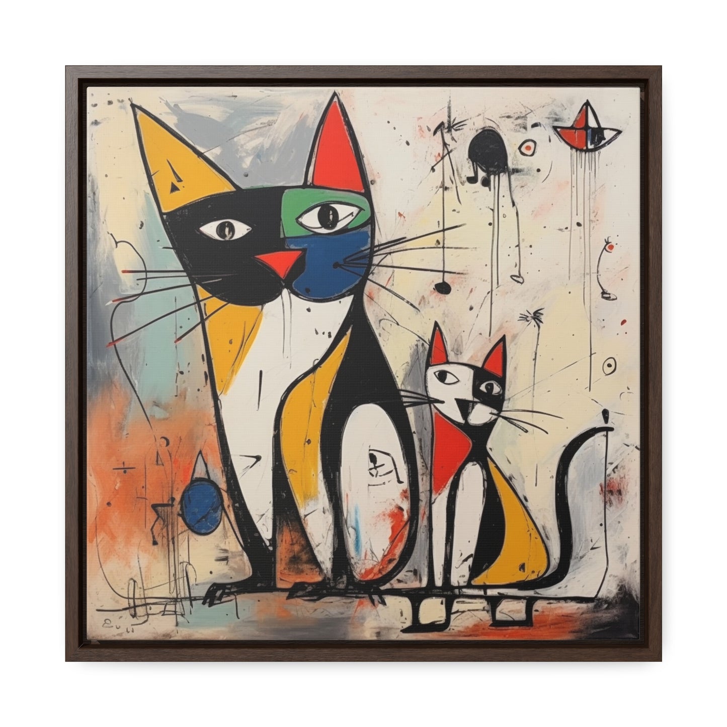 Cat 40, Gallery Canvas Wraps, Square Frame