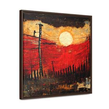 Land of the Sun 21, Valentinii, Gallery Canvas Wraps, Square Frame