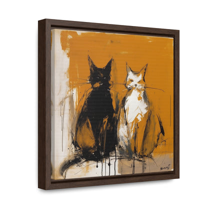 Cat 11, Gallery Canvas Wraps, Square Frame