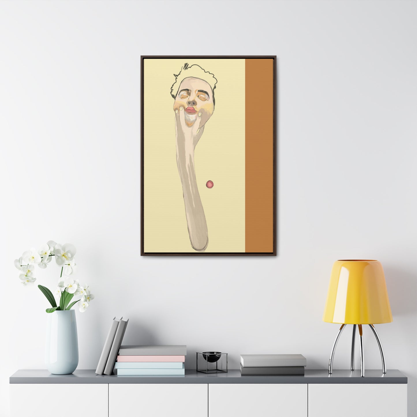 The posture of ecstasy, Original Eduard Pavel, Gallery Canvas Wraps, Vertical Frame