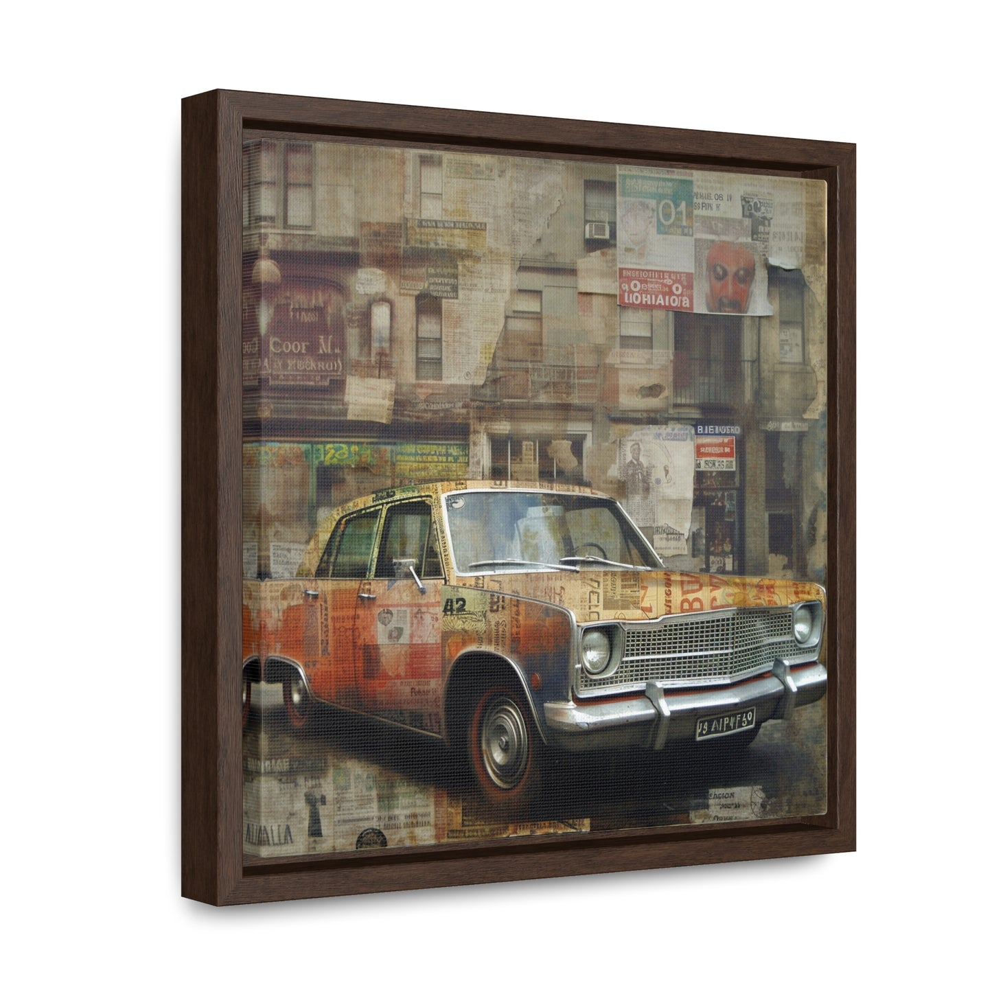 USA 11, Gallery Canvas Wraps, Square Frame