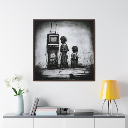 Childhood Wave 5, Valentinii, Gallery Canvas Wraps, Square Frame