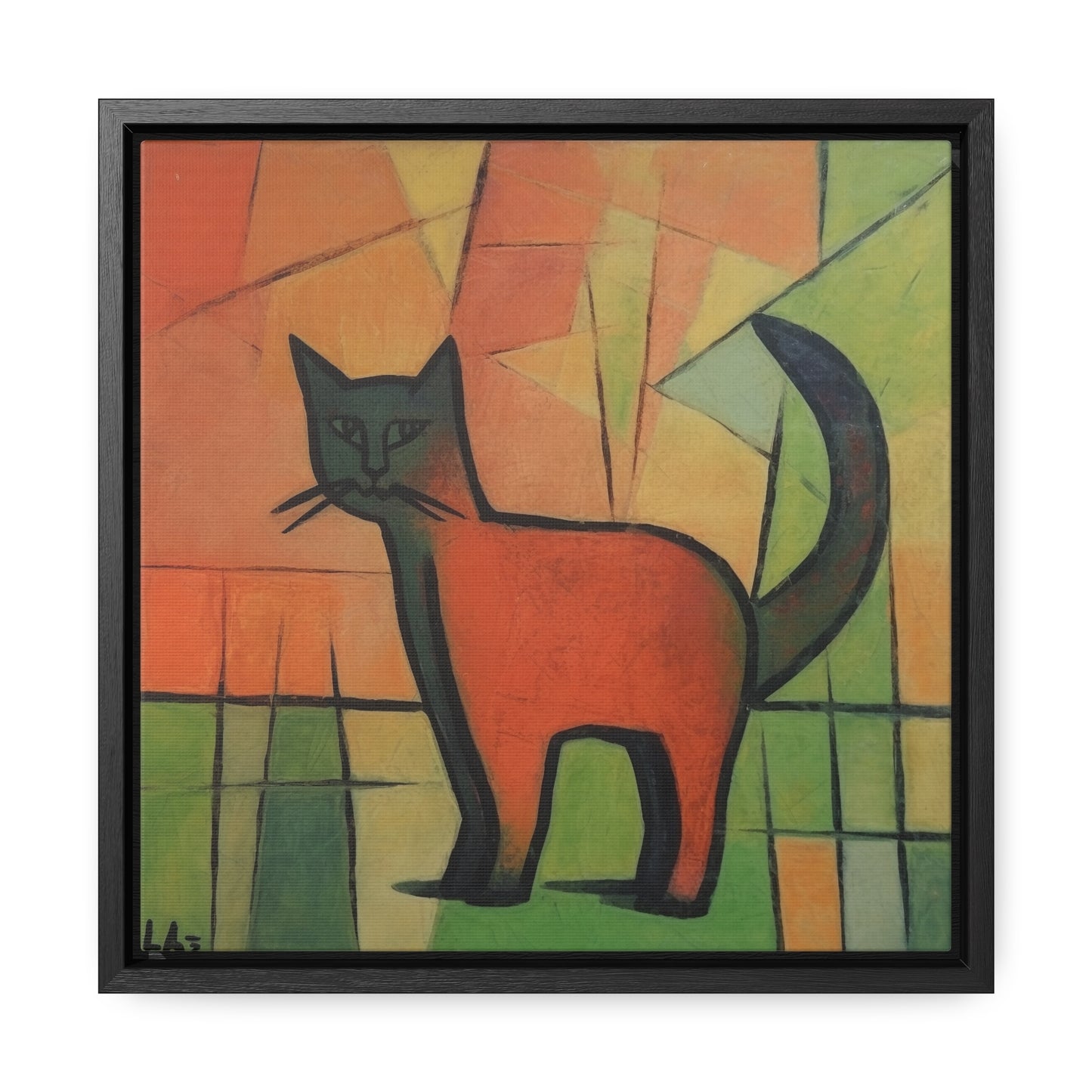 Cat 20, Gallery Canvas Wraps, Square Frame