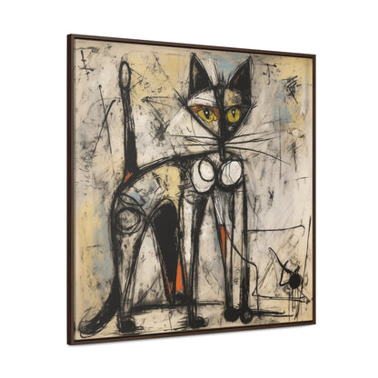 Cat 84, Gallery Canvas Wraps, Square Frame