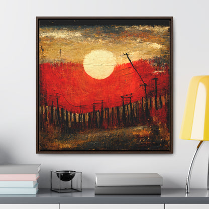 Land of the Sun 19, Valentinii, Gallery Canvas Wraps, Square Frame