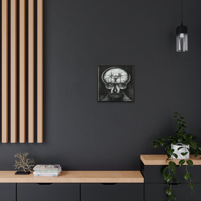 Brain 52, Valentinii, Gallery Canvas Wraps, Square Frame