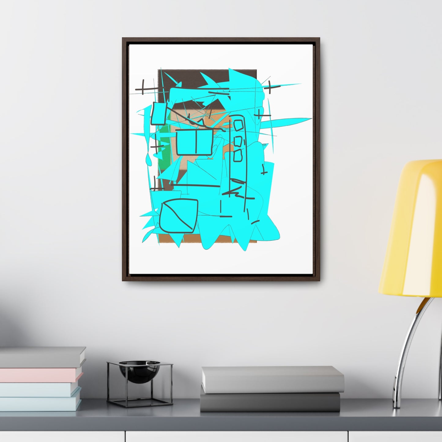 Naive City, Gallery Canvas Wraps, Vertical Frame