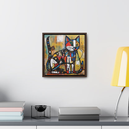 Cat 101, Gallery Canvas Wraps, Square Frame