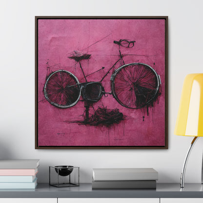 Bicycle 4, Valentinii, Gallery Canvas Wraps, Square Frame