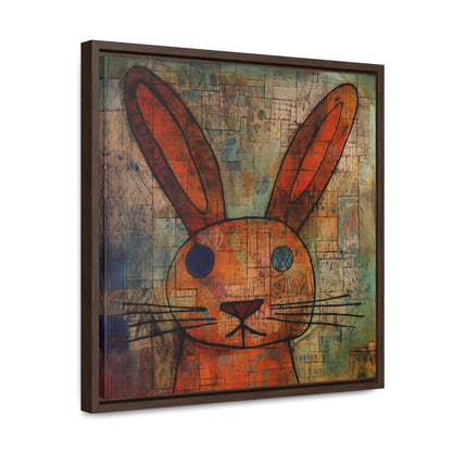 Rabbit 14, Gallery Canvas Wraps, Square Frame