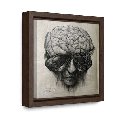 Brain 44, Valentinii, Gallery Canvas Wraps, Square Frame