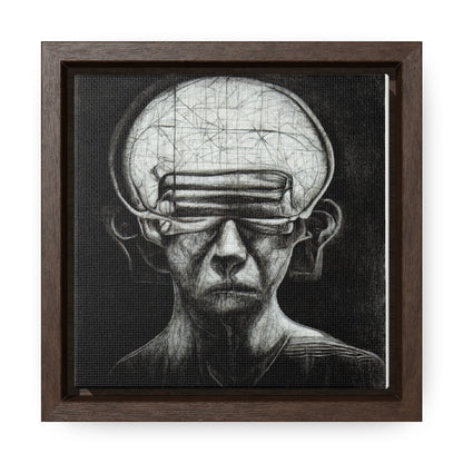 Brain 13, Valentinii, Gallery Canvas Wraps, Square Frame