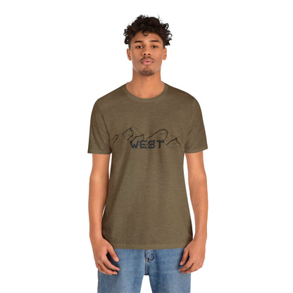 West, Unisex Jersey Short Sleeve Tee