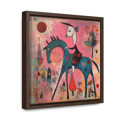 The Dreams of the Child 60, Gallery Canvas Wraps, Square Frame