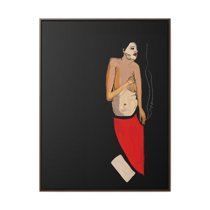 A Depressive Aladdin, Original Eduard Pavel, Gallery Canvas Wraps, Vertical Frame