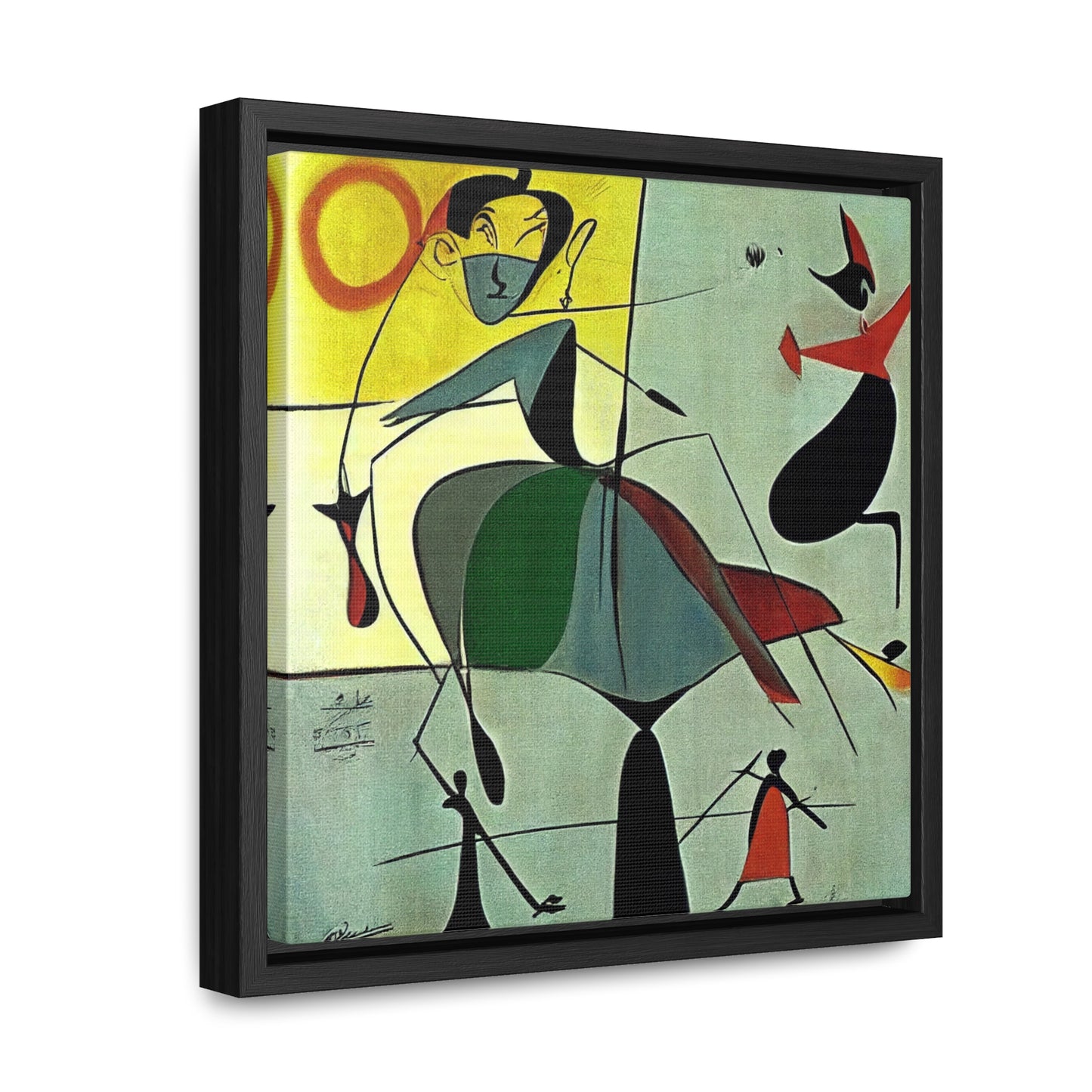 Naivia 19, Gallery Canvas Wraps, Square Frame