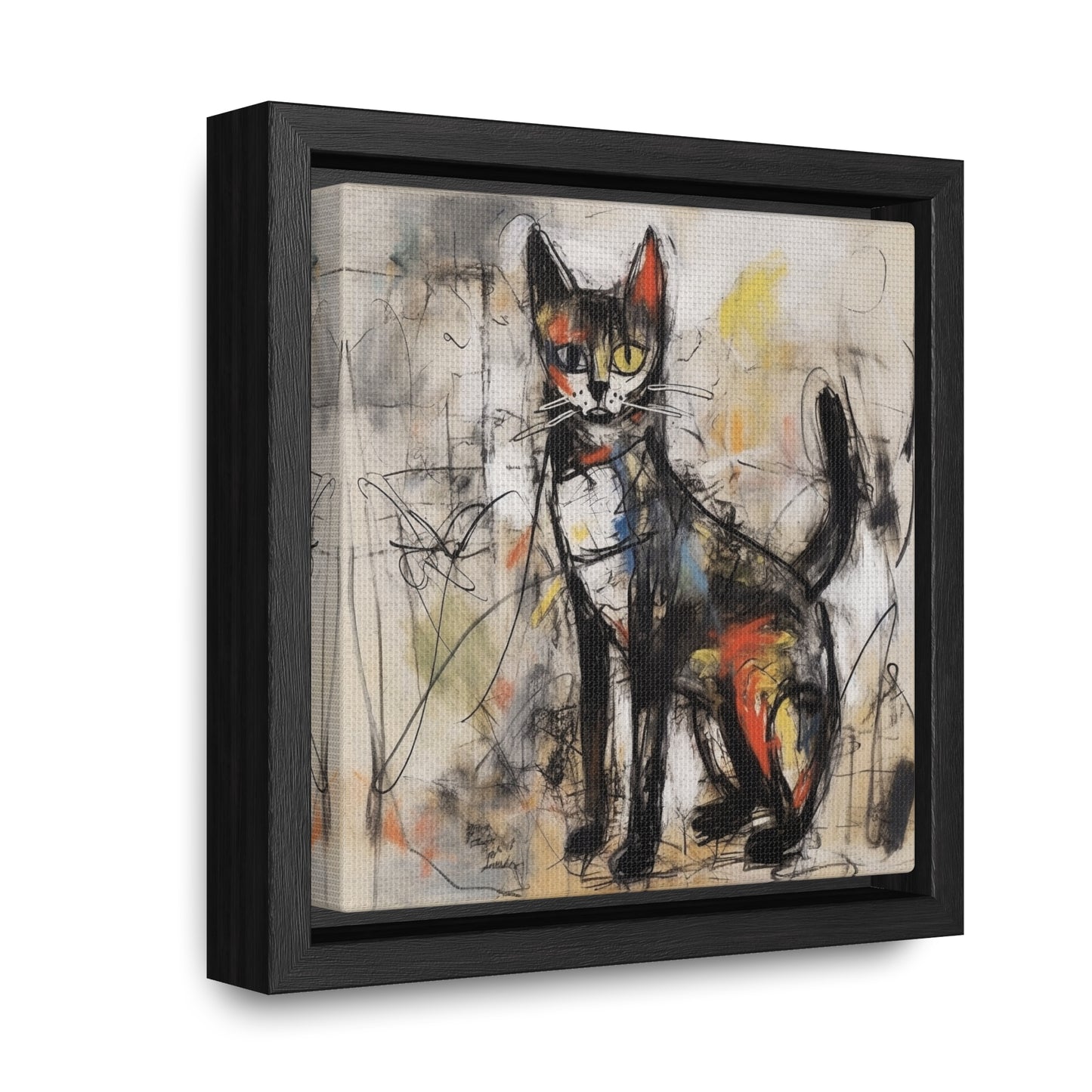 Cat 59, Gallery Canvas Wraps, Square Frame