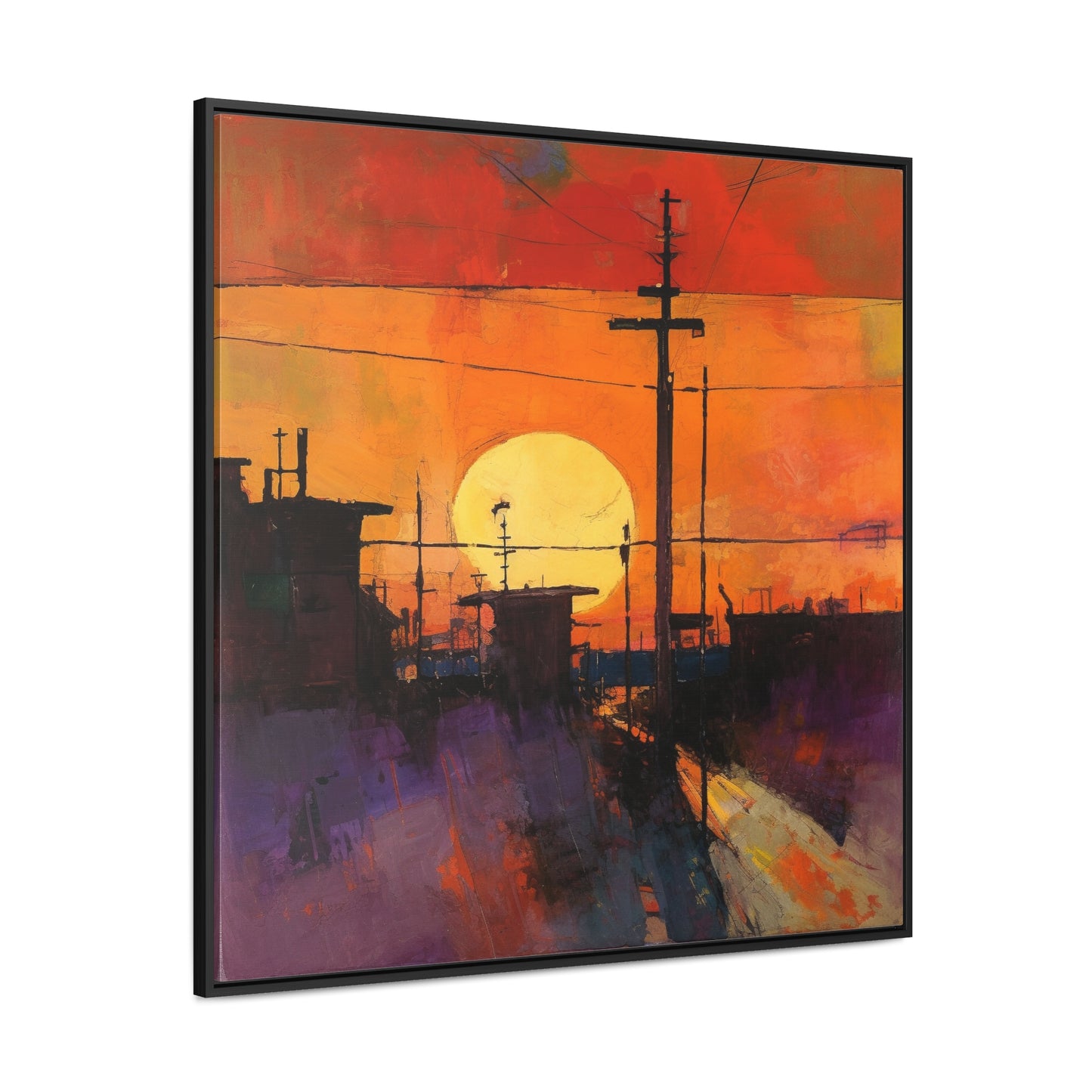 Land of the Sun 66, Valentinii, Gallery Canvas Wraps, Square Frame