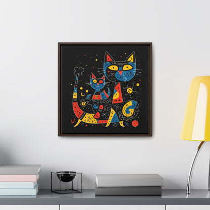 Cat 122, Gallery Canvas Wraps, Square Frame