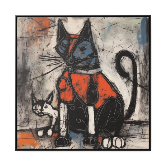 Cat 89, Gallery Canvas Wraps, Square Frame