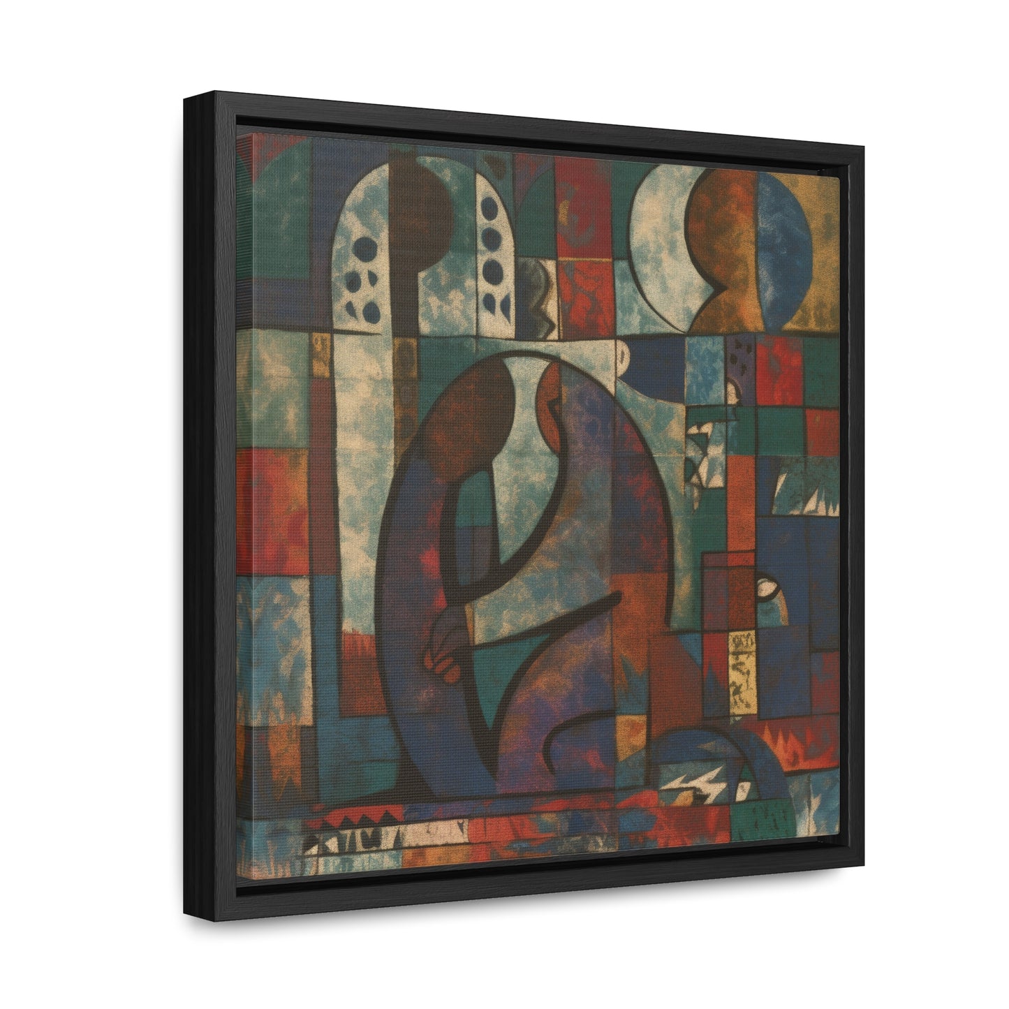 Sad Man 11, Valentinii, Gallery Canvas Wraps, Square Frame