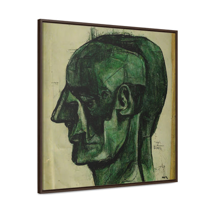 Heads 3, Valentinii, Gallery Canvas Wraps, Square Frame