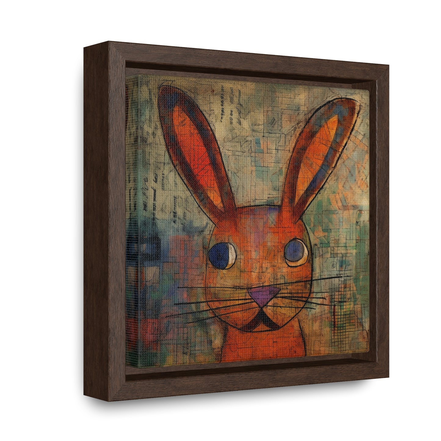 Rabbit 35, Gallery Canvas Wraps, Square Frame