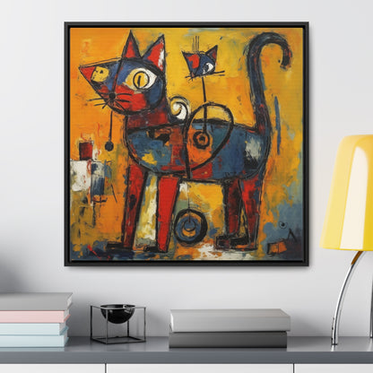 Cat 97, Gallery Canvas Wraps, Square Frame