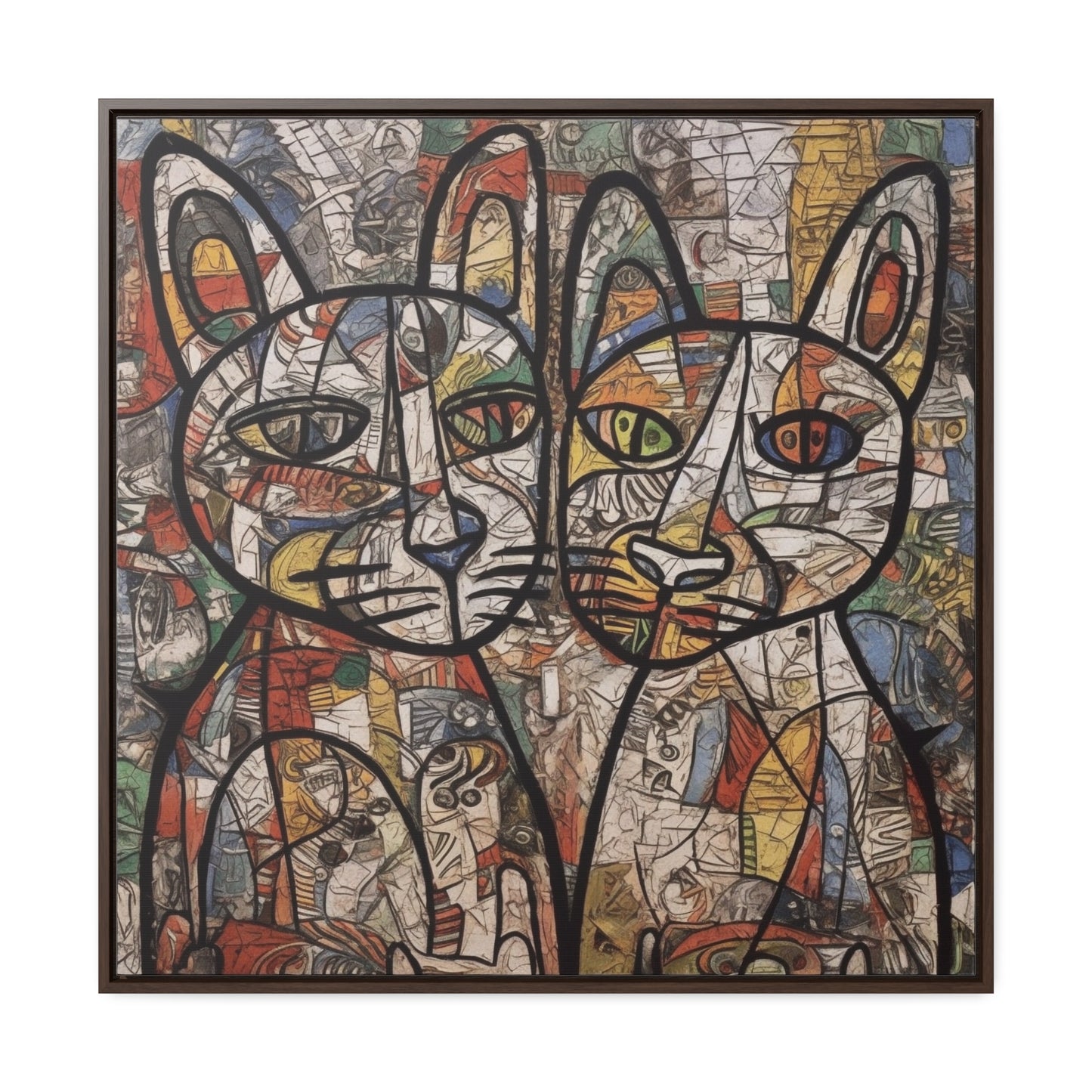 Cat 2, Gallery Canvas Wraps, Square Frame