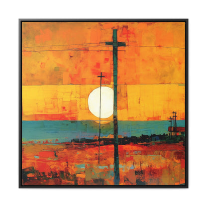 Land of the Sun 59, Valentinii, Gallery Canvas Wraps, Square Frame