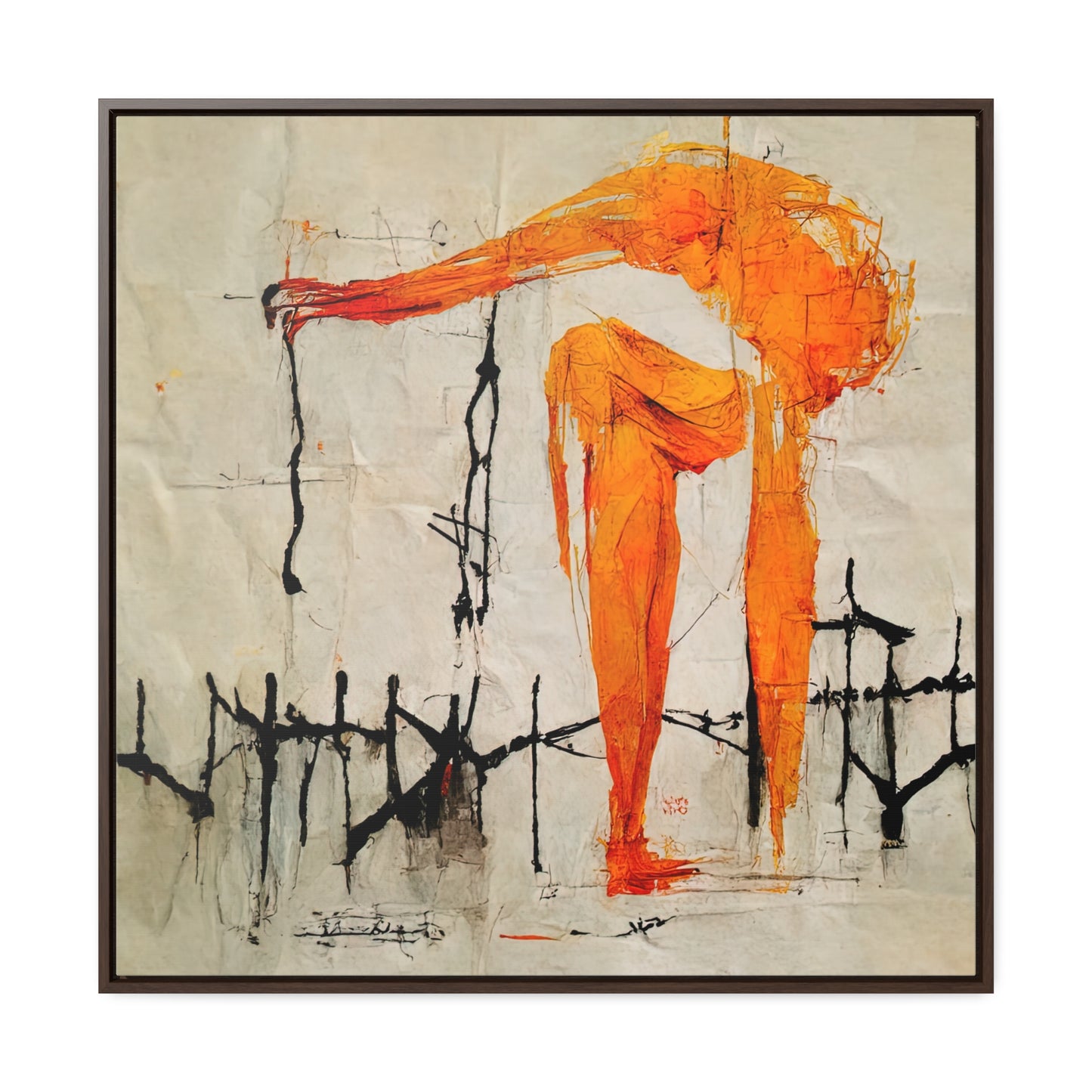 Feet and Drama 16, Valentinii, Gallery Canvas Wraps, Square Frame