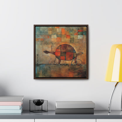 Turtle 11, Gallery Canvas Wraps, Square Frame