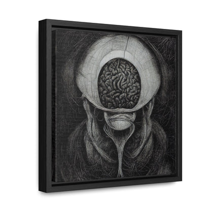 Brain 9, Valentinii, Gallery Canvas Wraps, Square Frame