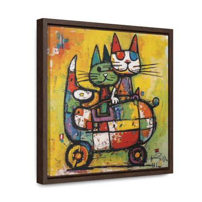 Cat 116, Gallery Canvas Wraps, Square Frame