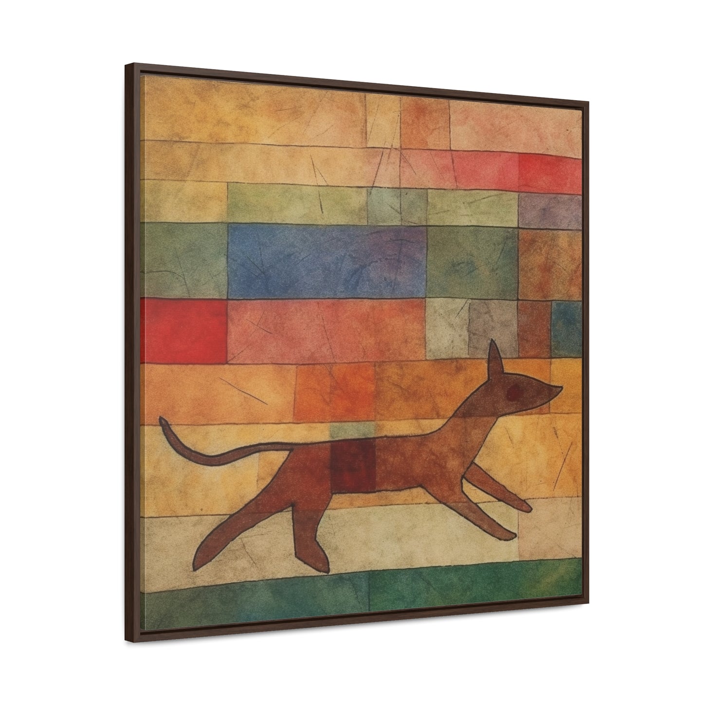 V Dog 10, Gallery Canvas Wraps, Square Frame