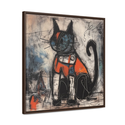 Cat 45, Gallery Canvas Wraps, Square Frame