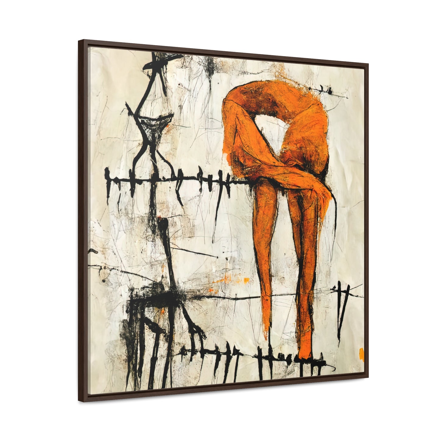 Feet and Drama 18, Valentinii, Gallery Canvas Wraps, Square Frame