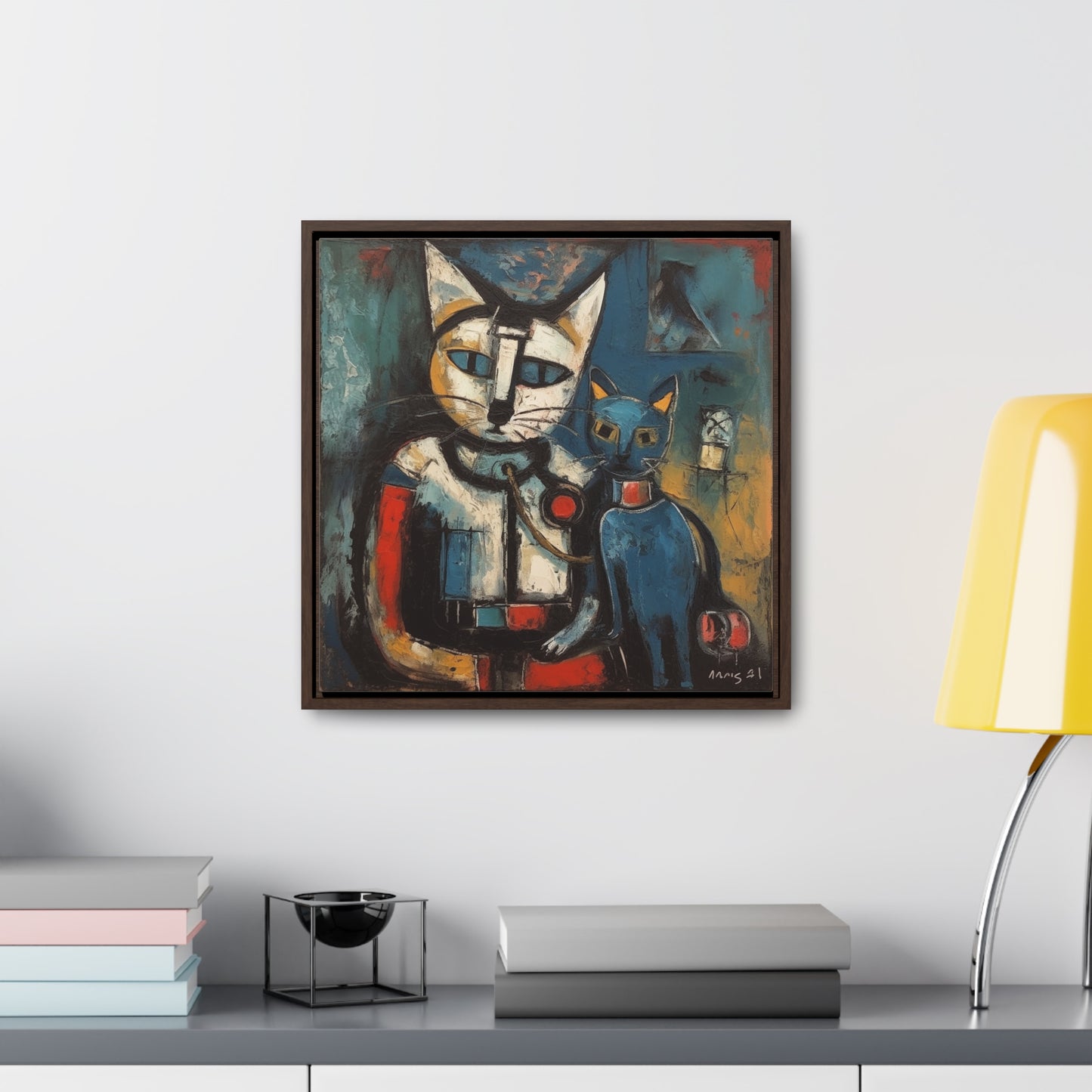 Cat 31, Gallery Canvas Wraps, Square Frame