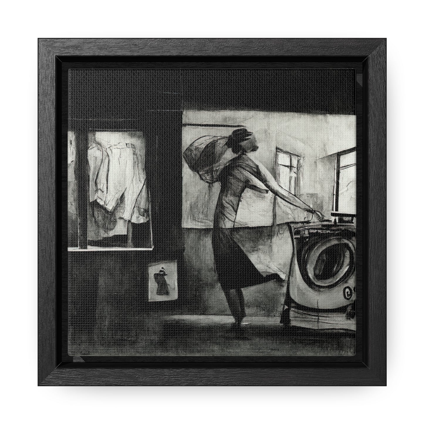 Domestic Memories 44, Valentinii, Gallery Canvas Wraps, Square Frame