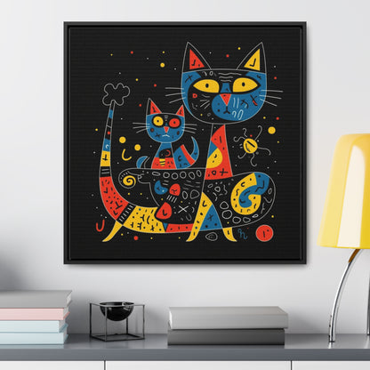 Cat 122, Gallery Canvas Wraps, Square Frame